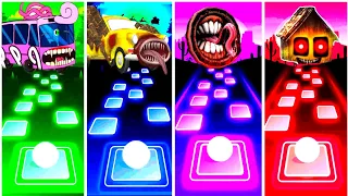 Bus Eater vs Car Eater vs Siren Head vs Super House Head I Tiles Hop EDM Rush