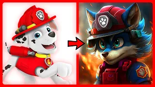 🦴 PAW PATROL all characters as SONIC the Hedgehog