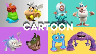 Monsters similar Cartoon&Movie characters | My Singing Monsters | All Sounds and Animations #msm