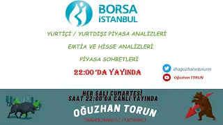 Borsada Satış Devam Edecek Mi ? Piyasa ve Hisse Analiz  Yayını / 19 Haziran 22:00