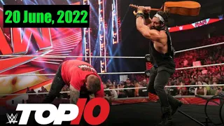 Top 10 Raw moments: WWE Top 10 moments 20 June, 2022