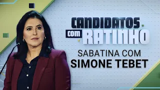 Sabatina com Simone Tebet | Candidatos com Ratinho (20/09/22)