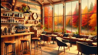 🍁☕ Autumn Portland Coffee Shop Cozy Jazz Ambient