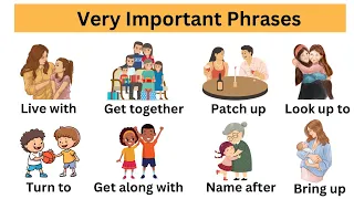 Daily Life Phrasel Verbs | Important English Phrasel Verbs | Educational Video #phrasalverbs