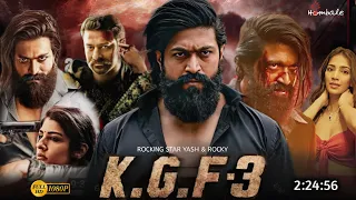 KGF 3 Full Movie Hindi Dubbed 2023 New Update | Yash | Raveena Tondon | Prabhas | Kgf 3 Trailer