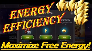 Energy Efficiency Tips | Maximize Free Energy | Marvel Contest of Champions