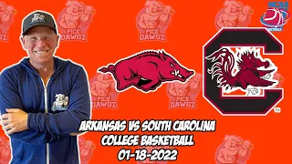 Arkansas vs South Carolina 1/18/22 College Basketball Free Pick CBB Betting Tips