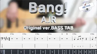 [AJR] Bang! Bass Cover (+Original ver. BASS TAB)