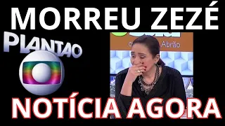 TRISTE MORREU ZEZÉ LUTO  Apresentadora Sonia Abrão usou suas redes sociais  para comunicar