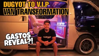 TOYOTA HIACE VAN TRANFORMATION | MAY BAR PA SA LOOB