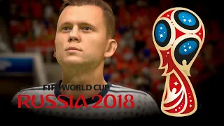 Denis Cheryshev ⚽️ All 4 Goals in 2018 World Cup: Russia (FIFA 18 Remake)