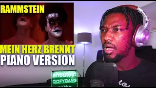 Rammstein - Mein Herz Brennt, Piano Version by Sven Helbig | SINGER REACTION