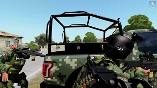 Arma 3 ejercito mexicano patrullando