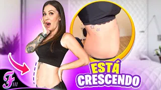 MOSTRANDO O TAMANHO DA MINHA BARRIGA DE GRÁVIDA! - Fran Japa