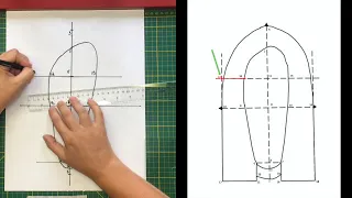 Fail-proof moccasin pattern-making taught by Metis Home Ec teacher.