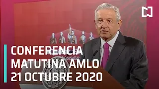 Conferencia matutina AMLO / 21 de octubre 2020