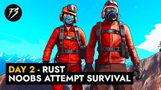 Day 2 In This BRUTAL Co-op Survival Game | Rust Gameplay