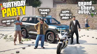 JIMMY'S BIRTHDAY PARTY | JIMMY NEW BIKE HONDA CBR650R | GTA 5 REAL LIFE MODS | GTA 5 PAKISTAN