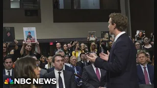 Watch: Zuckerberg apologizes to parents at Senate child safety hearing