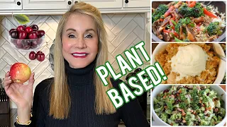 What I Eat in a Day!  EASY PREP! PLANT BASED + OIL FREE