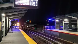 LIRR: M7s #7511 & #7676 on the 1:31am to Atlantic Terminal arriving at Nostrand Avenue