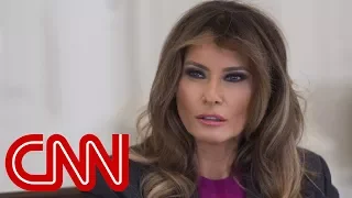 Melania speaks at event after ex-playmate apologizes