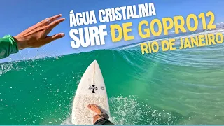 POV surfei água cristalina no Rio de goprohero12