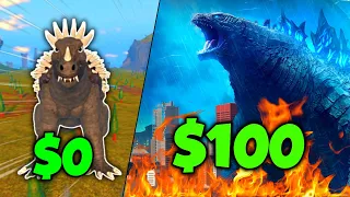 $0 vs $100 Dollar Kaiju Universe