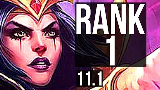 LEBLANC vs IRELIA (MID) | Rank 1, 12/2/13, 6 solo kills | BR Challenger | v11.1