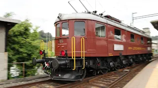 BLS Historic, Ae 6/8 Nr. 205, Führerstandsmitfahrt von Burgdorf ans Depotfest Olten, 26.08.2023