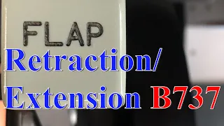 Flap Retraction/Extension Schedule B737