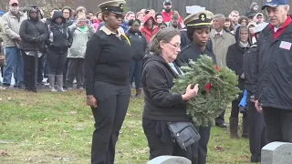 2 million wreaths to be laid on veterans' graves across U.S.