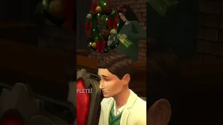 Base Game Christmas in Sims 4 #shorts