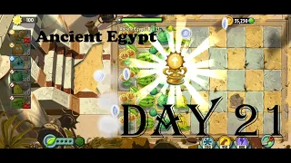 Sun Boost - Ancient Egypt-Day 21 - Plants vs Zombies 2
