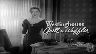 VINTAGE 1956 COMMERCIAL FOR WESTINGHOUSE GRILL-N-WAFFLER