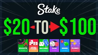 TURNING $20 TO $100 On Stake in 6 minutes