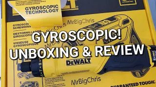 Gyroscopic Dewalt Electric MUST HAVE Screwdriver! Unboxing and Fun Review!