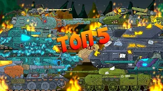 Top 5 Episodes - Cartoons About Tanks