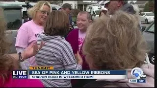 Live on Five: Sharon Budd returns home to cheers and tears