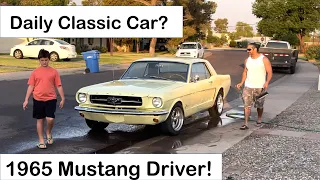 1965 Mustang Driver - Daily Classic Car. Andy shows us his "every day" car that's casual fun.