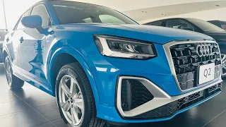 Audi Q2 SPORT color deportivo Azul Turbo MY 2023 | Extras Audi Pre sense y Park Assit