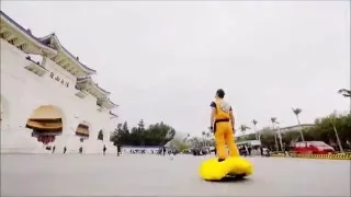 Goku on Hoverboard