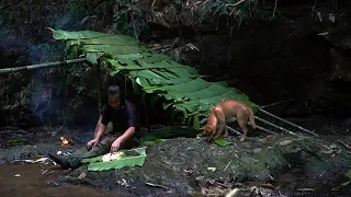 Make a Shelter from Bamboo, Catch Snails and Wild Tubers: Survival Alone | EP.149