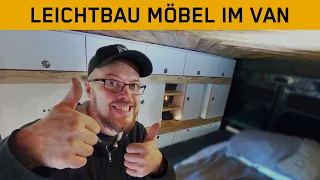 Super leichte Möbel für den Camper bauen || Leichtbau Banova Holz || SCHALLDOSE ON TOUR