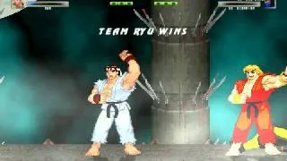 MKvsSF: Ryu & Ken Vs Sub Zero & Scorpion