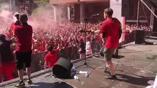 Jamie Webster and 50,000 Liverpool fans singing before Champions League final!