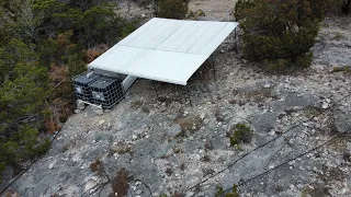 Wildlife watering system setup in Rocksprings TX.