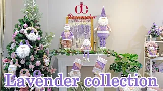 2024 Christmas decorating trend home decoration inspiration Lavender collection XMAS decor idea