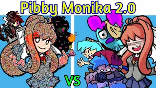 Friday Night Funkin' VS Corrupted Monika 2.0 (Come Learn With Pibby x FNF Mod)