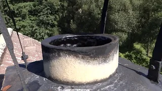 Čištění komína - Chimney cleaning